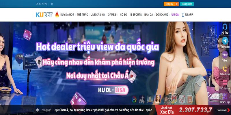 Truy cập trang chủ của Kubet11