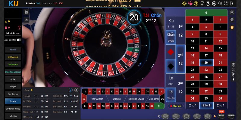 Hướng dẫn cách chơi Roulette Kubet11 từ A đến Z